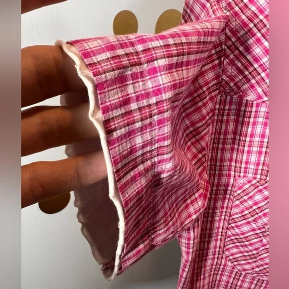 EUC Zara Short Sleeve Button Front Shirt - Picture 5 of 8